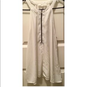 Forever 21 (Semi See Through) Blouse In White